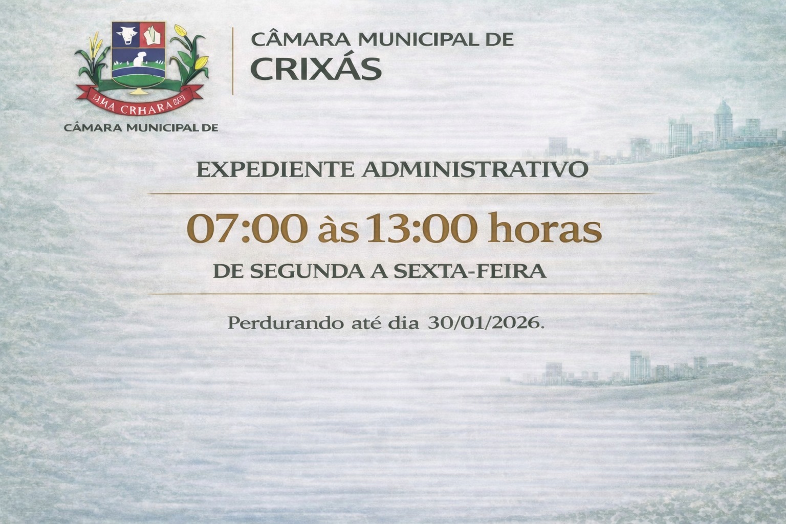 Recesso Administrativo.